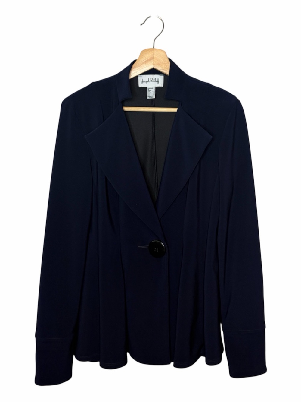 Joseph Ribkoff Big Button One Button Blazer Navy Size 10